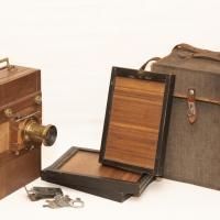 Chambre photographique en bois 13x18 pliable